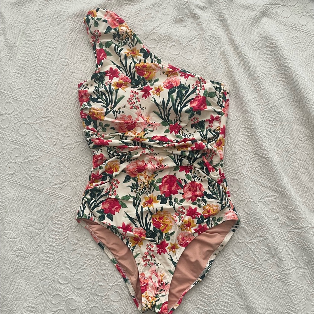 J. Crew Floral Swimsuit